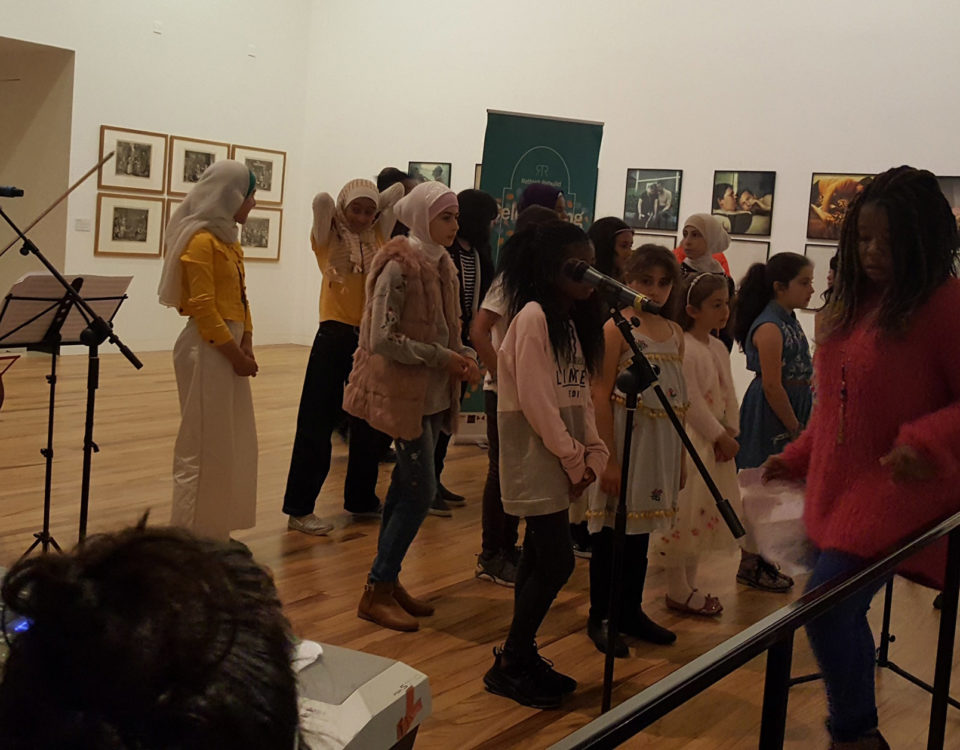 Rethink Rebuild Society Children's Choir with Music Action International as part of Journeys Festival International in Manchester 2018