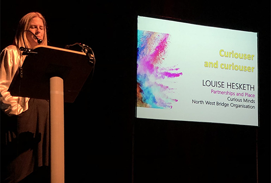 Louise Hesketh presenting at Sefton LCEP launch