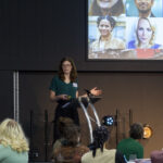 Lauren Lucas speaks at the NW Cultural Education Summit